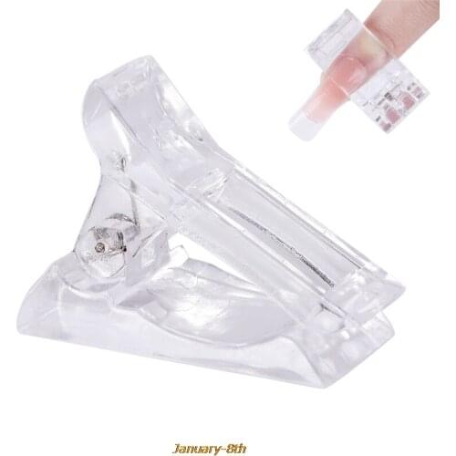 1Pc Poly Nail Gel Quick Building Nail Mold Fixture Dual Forms Finger Extension Nail Tools