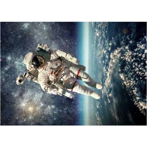 Astronaut Earth Space Stars Art Film Print Silk Poster Home Wall Decor 24x36inch
