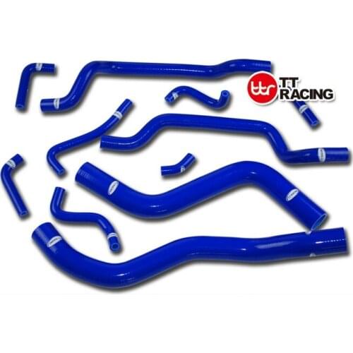 TT1410CBL - Mitsubishi Eclipse GST GSX Spyder 4G63 Silicone Radiator Hose Kit 95-99 Blue