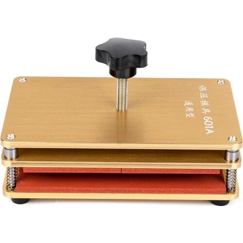 Universal Golden Pressure laminating Positioning Mold For Iphone Samsung Back Glass Middle Frame Compatible All Mobiles Jig