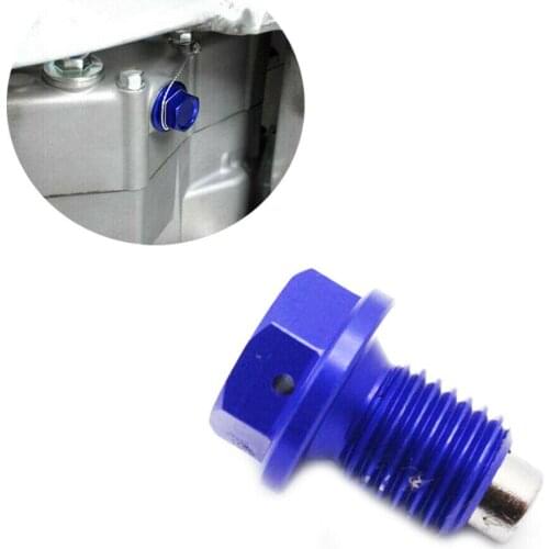 Motorcycle Aluminum Blue Magnetic Oil Plug Bolts For Yamaha YZ250 YZ250X Serow250 Tricker XG250 XT250X WR250R X