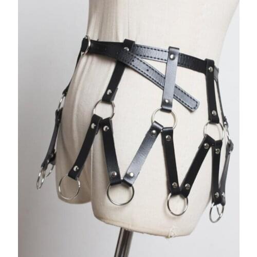 Womens runway fashion metal circle pu leather Cummerbunds female Dress Corsets Waistband Belts decoration wide belt R2403