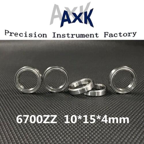 2021 Sale Real 6700zz Bearing (10pcs) 10x15x4 Mm Thin Section Deep Groove 6700 Zz Ball Bearings 61700 6700z Z