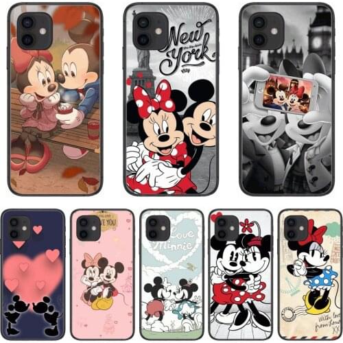 Disney Mickey Mouse Style Phone Case cover For iphone 12 pro max 11 8 7 6 s XR PLUS X XS SE 2020 mini black cell shell