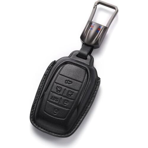 Genuine Leather Car Remote Key Case Cover For Toyota Alphard VELLFIRE PREVIA