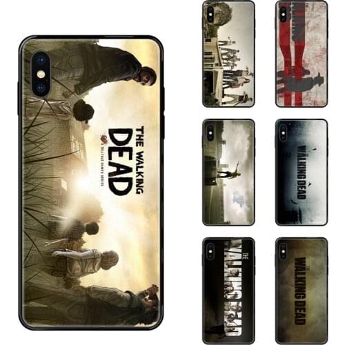 For iPhone SE2020 11 12 Plus Pro X XS Max XR 8 7 6S SE 5 5C 5S The Walking Dead Best Type Of Black Soft TPU Cases Capa Cover