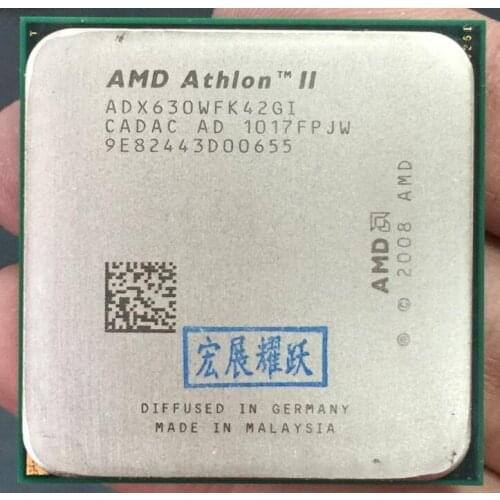 AMD Athlon II X4 630 X630 Quad-Core AM3 938 CPU 100% working properly Desktop Processor