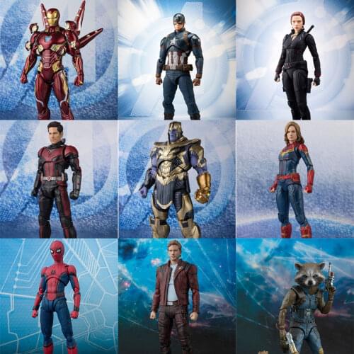 Hasbro Avengers: Endgame Thanos Spider-Man Star Lord Rocket Racoon Doctor Strange Joints Movable Action Figure Model Toys