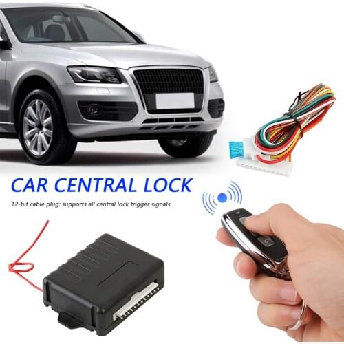 Car Remote Central Door Lock Kit Remote Control Keyless Alarm System 410/T232 for Outdoor Personal Car Parts Decoration
