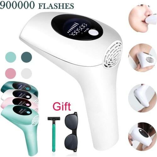 Laser Hair Epilator Permanent New IPL Photoepilator Hair Remover 900000 Flash Painless Electric Depilator Axillary Private Part