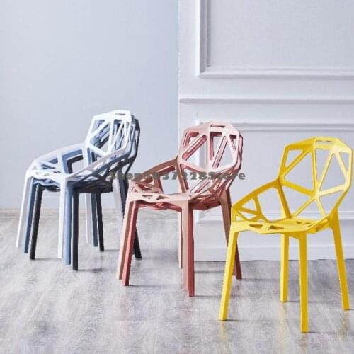 Nordic Net Red Dining Chair Modern Simple Household Chair Light Luxury Plastic Back Stool Desk Makeup Chair Leisure Chair