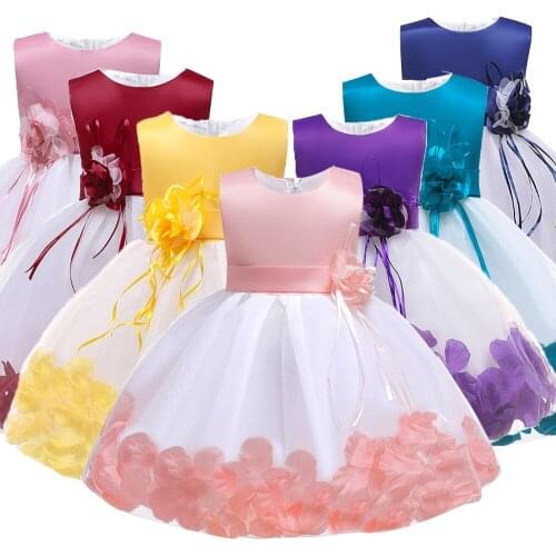 2020 new fashion childrens clothing Girls Princess Cake Childrens Dress Show Costume Dress