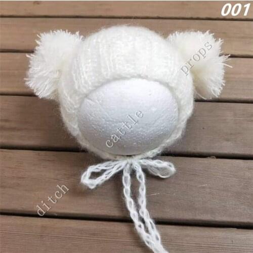 Handcraft Baby Hand Knit Mohair Hat Newborn Photography Props Cap