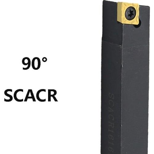 BEYOND 90° SCACR SCACL SCACR1010H06 SCACR1212H06 Carbide Inserts Shank External Turning Lathe Toolholder 20mm 25mm CCMT06/09/12