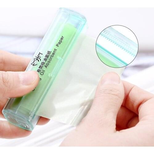 1pc Facial Oil Blotting Sheets Face Oil Control Absorbing Film Blotting Paper Cleaning Face Beauty Makeup Tools