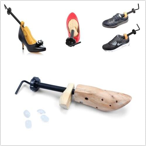 1 X Set Adjustable Shoe Stretcher Professional Wooden Shoes Shaper Shoe Tree for Men & Women Adjustable Shoe Expander Bunions
