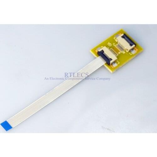 2 Sets 8 Pin to 8 Pin 0.5mm Pitch FPC Cable Extension Board adapter PCB FFC Cable 30 80 100 150 200 300 400 800 mm Same Sides