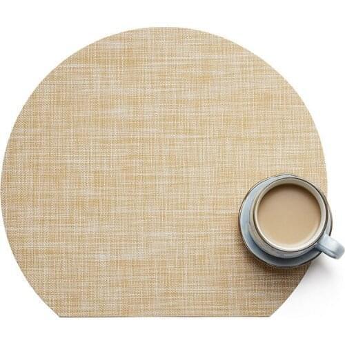 4PCS/Lot Minimalist Nordic Style Table Mat Placemats Waterproof Tablecloth Coaster Pad Heat Insulation Dinner Table Pad