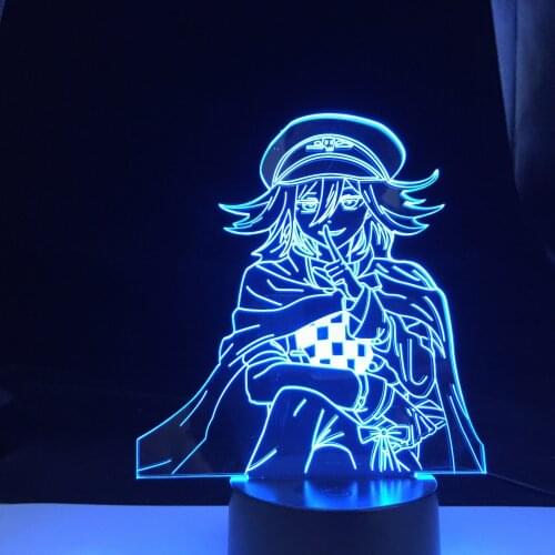 Anime 3D Lamp Danganronpa Led Night Light Kokichi Oma Lamp for Home Decoration Child Gift Acrylic Night Light
