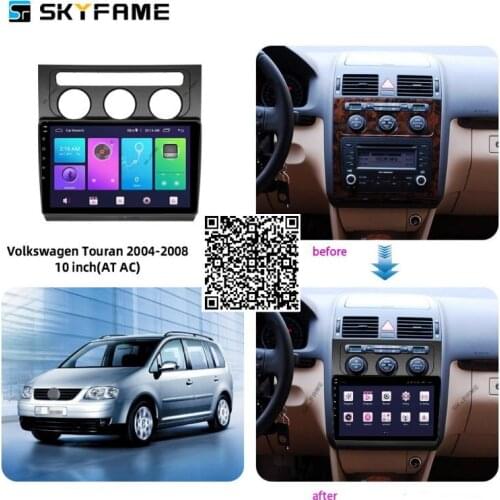 SKYFAME Car Radio Stereo For VW Touran 2004-2008 Android Multimedia System GPS Navigation DVD Player