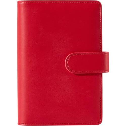 A6 Budget Notebook Binder 6 Ring Planner Stylish and Multi-Functional Loose Leaf Personal Organizer Cash Binder Cover for Women