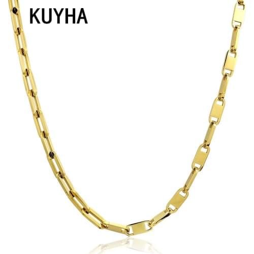 Punk Gold/Silver Color Chain Choker For Women Necklace Clavicle Statement Personality Metal Pendant Link Necklace Jewelry