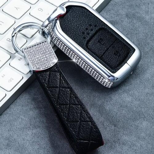Luxury Diamond Car Remote Key Case key Cover For Honda Accord Civic 2018 2019 Odyssey CRV Pilot HRV Vezel City keyless entry