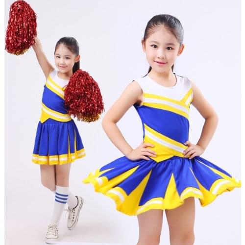 Songyuexia Children Campus Sports Meeting Clothing Students' Aerobics Long Short-sleeved Cheerleader Performance Clothing