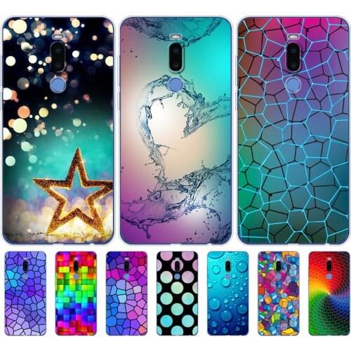 For Meizu X8 Case Silicon Soft TPU Phone back Cover Painting Funda for Meizu X 8 MeizuX8 Clear Coque Bumper marble