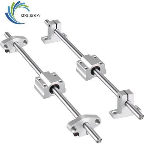 Horizontal/Vertical 8mm Linear Guide Shaft Rod Rail Motion Ball Bearing Slide Bushing CNC Optical Axis for 3D Accessories