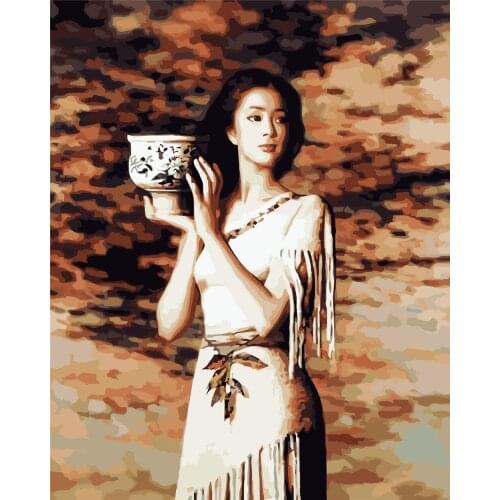 Girl Holding Tao Ii Street Graffiti Art Follow Your Dreams Canvas Paintings By Number Abstract Art Canvas Prints For Home Wall