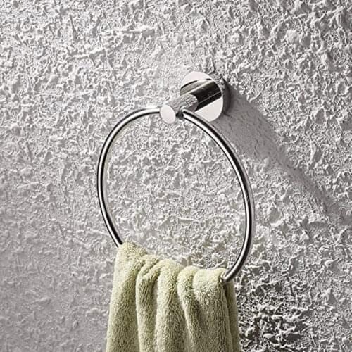 Towel ring bathroom towel rack modern style stainless steel 304 bathroom accessories bathroom accessories in brushed nickel
