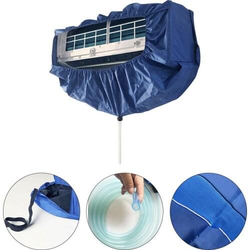 Air Conditioning Cover Washing Wall Mounted Cleaning Protective Dust Cover With Water Pipe For Air Conditioner Below 2P Hot Sale
