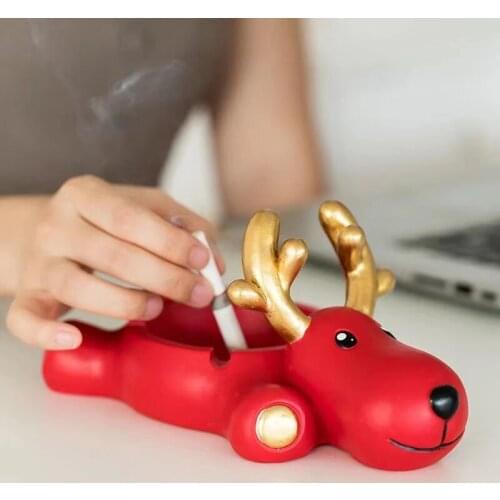 Cute Ashtrays Gift for Boyfriend Girlfriend Creative Cartoon Ashtray Desk Home Accessories Ash Tray Ashtray for Home Decoration