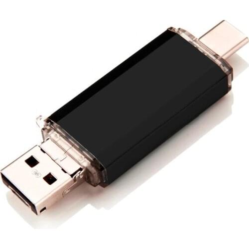 Moveski UV-T02 Cell Phone USB Flash Drive Type C 3.1 High-Speed Micro USB Flash Drive U Disk Memory Stick -64GB