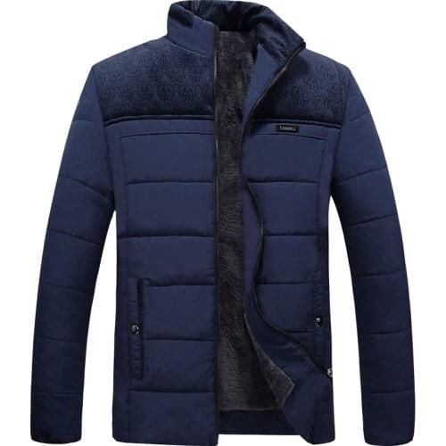 Men Winter Jackets Coat Hot-selling Male Parka Thick Warm Men Coat Padded Overcoat Outerwear Windbreaker Solid Color parkas men