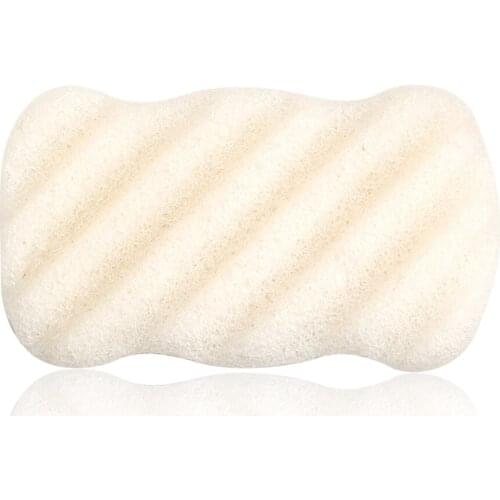 100% Natural Konjac Soft Puff Face Body Wash Cleaning Sponge Facial Sponge with Activated Bamboo Charcoa