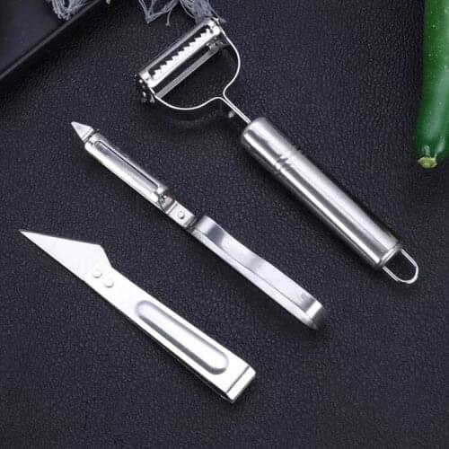 Stainless Steel Multi-function Vegetable Peeler&Julienne Cutter Julienne Peeler Potato Carrot Grater Kitchen Tool