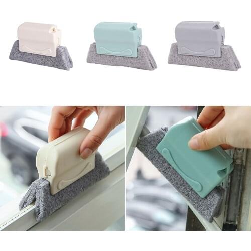 New Arrival Creative Window Groove Cleaning Cloth Window Cleaning Brush Windows Slot Cleaner Brush Clean Window Slot Clean Tool