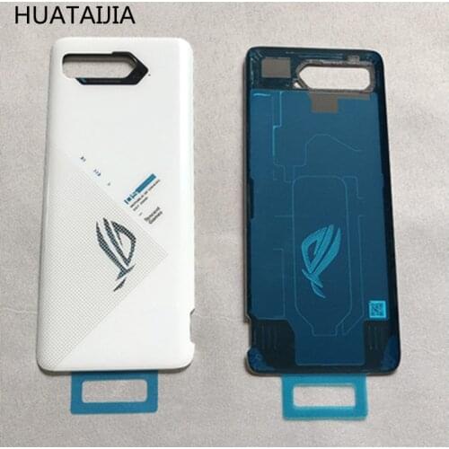 New original For Asus ROG Phone 5 Back Battery Cover Door Rear Glass Housing Case Asus ROG Phone 5 ZS673KS Battery Cover
