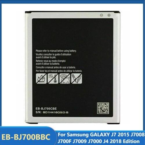 Original Replacement Phone Battery EB-BJ700BBC For Samsung GALAXY J7 2015 J7008 J700F J7009 J7000 J4 2018 Edition 3000mAh