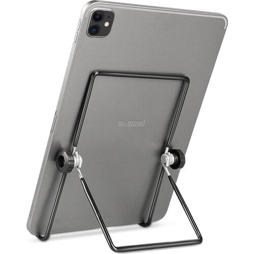 Memumi Tablet Stand Holder Adjustable Foldable 180° Rotation Universal Metal Stand for iPad Pro 11 for Samsung Tab Until 15.6"