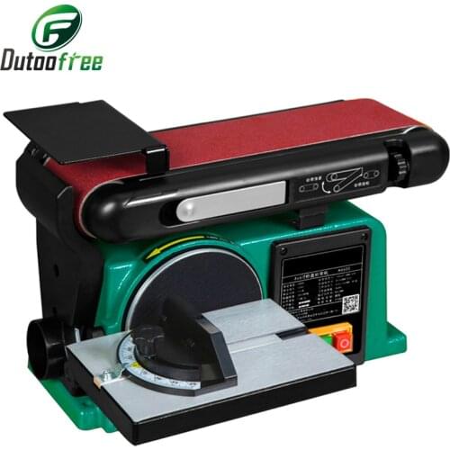 550W Electric Belt Sander DIY Polishing Grinding Machine Multifunctional Desktop Electric Sanding Machine Power Tool 220V