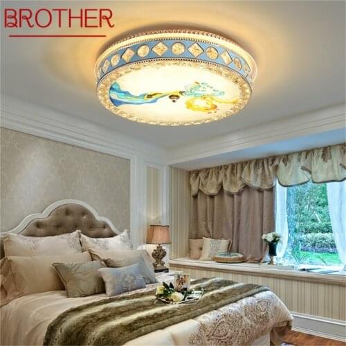 BROTHER Modern Ceiling Light LED Creative Crystal Lamp Fixtures Home For Bed Room Decoration