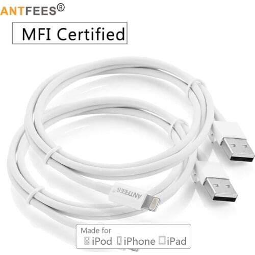 [MFI Certified] 8 Pin 2.4A Fast USB Charger Cable for iPhone 5s 5 se 8 7 6 6s Plus IOS 8 9 10 For iphone ipad Cables 1m 3m