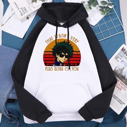 That Wasn't Very Plus Ultra Of You Hoody Woman Hip Hop Simple Hoodies Harajuku Casual Raglan Hoodie 2021 Fashion Women Hooded