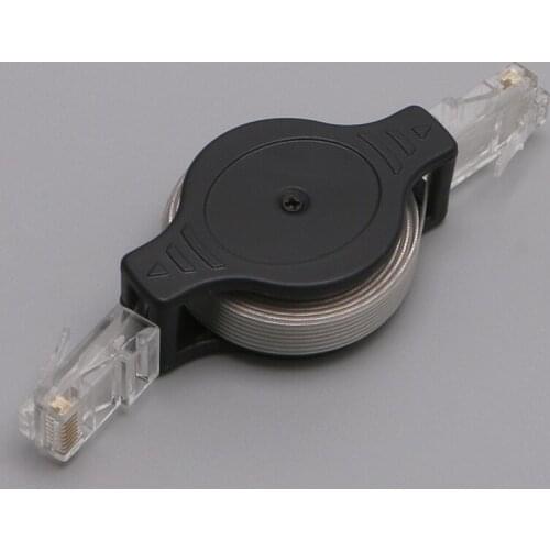 1.5M 5FT Retractable RJ45 LAN Cable Cord Ethernet Internet Network For Computer