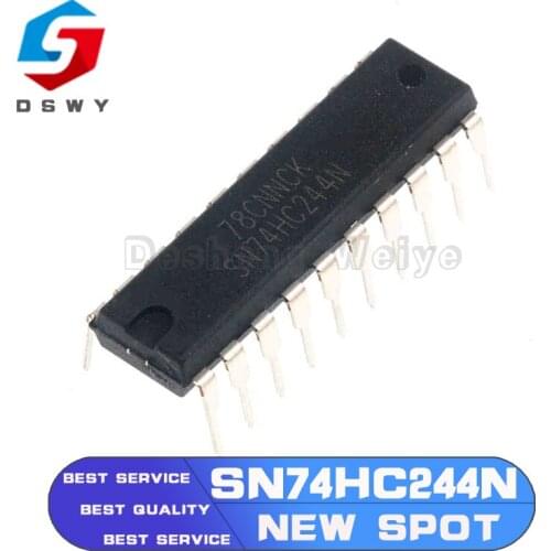 10PCS SN74HC244N DIP20 SN74HC244 DIP 74HC244N 74HC244 HD74HC244P DIP-20