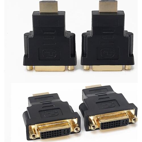 For HDMI to DVI male to female 24 + 5 DV, VGAI graphics card converter adapter 1080P for HDTV LCD DVI cable