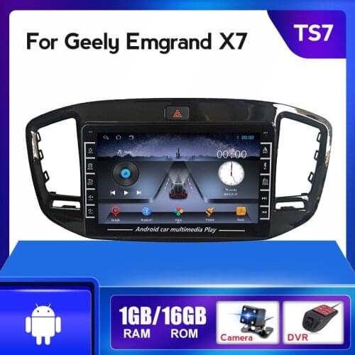 1G+16G IPS Car Radio Multimedia DVD Player For Geely Emgrand X7 Vision X6 Haoqing SUV 2014 - 2020 Navigation GPS Android No 2din